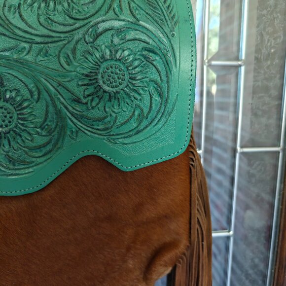 Tooled Fringe Purse - Picture 4 of 10